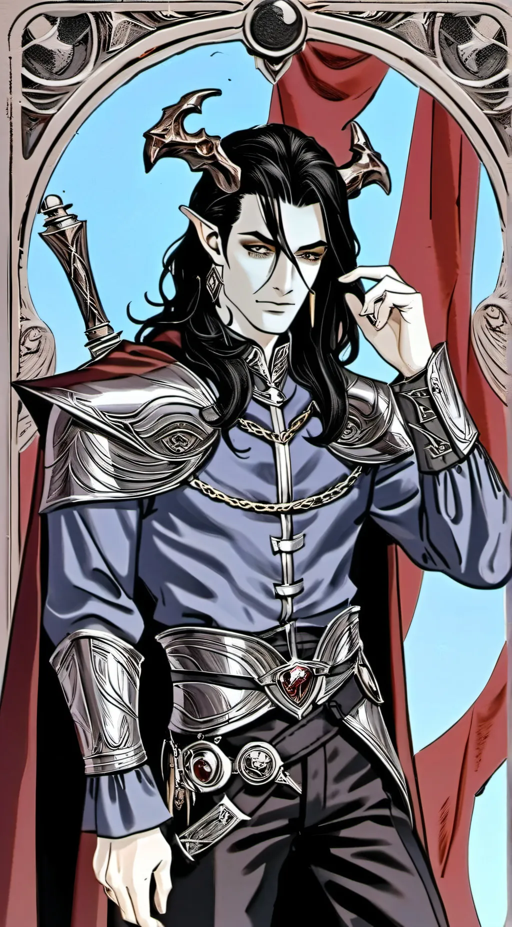 ai character: Lucien background