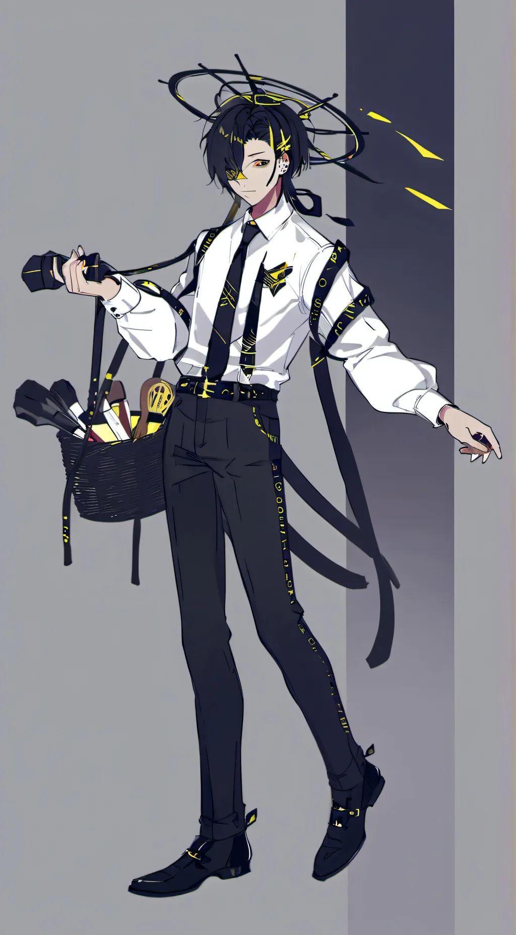 ai character: I’m back background