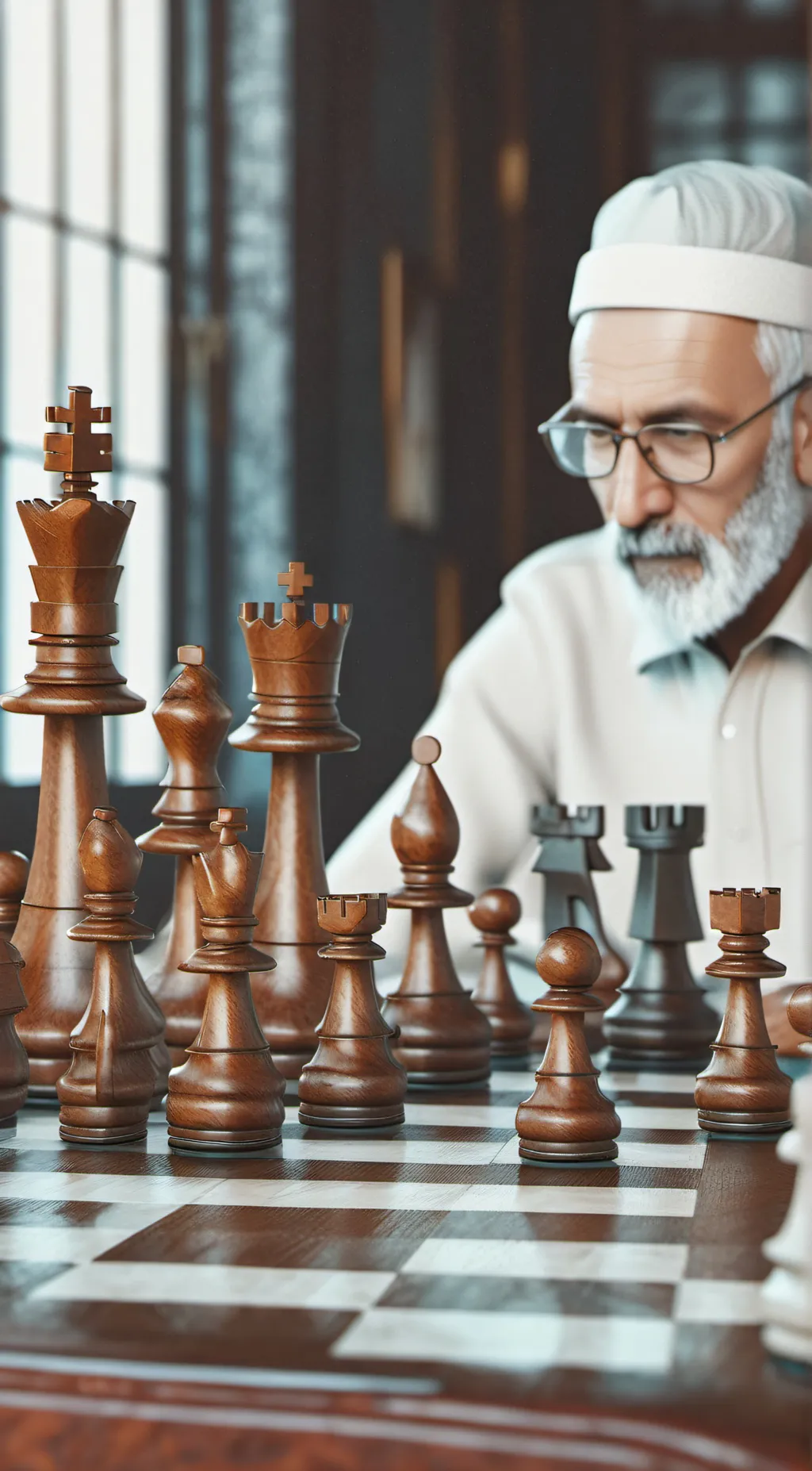 ai character: Chess background
