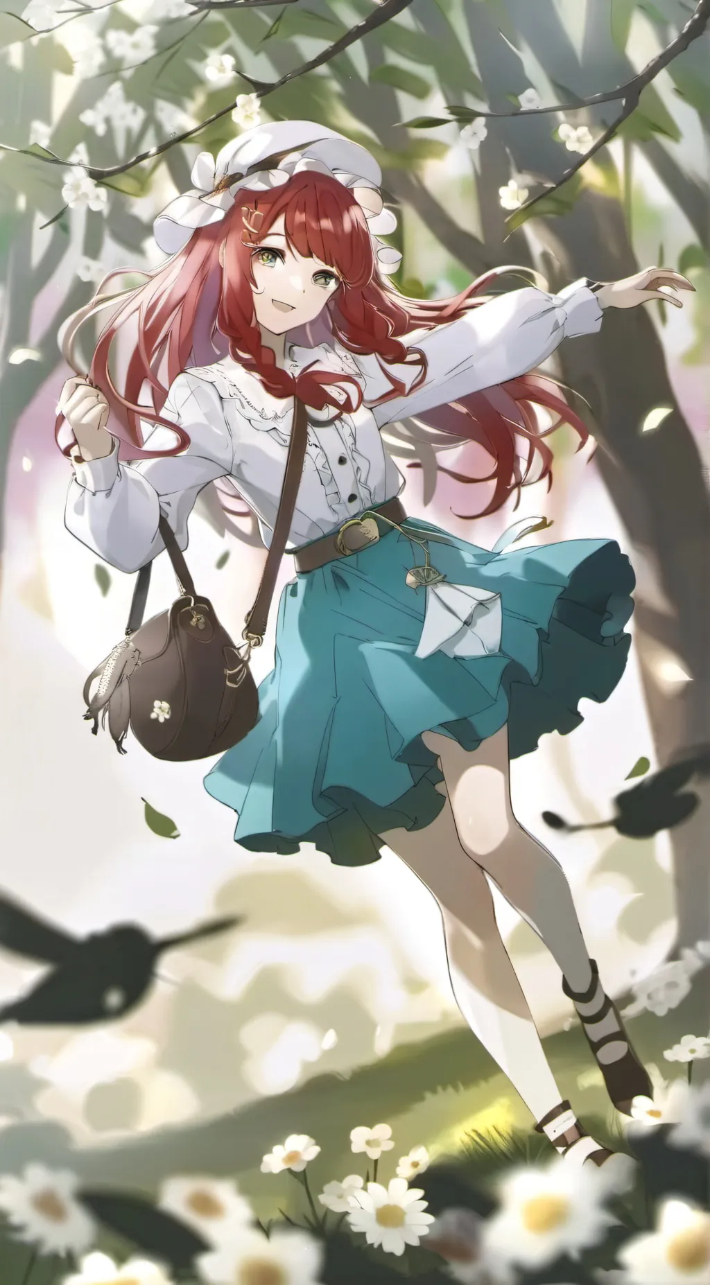 ai character: Ginevra Weasley background