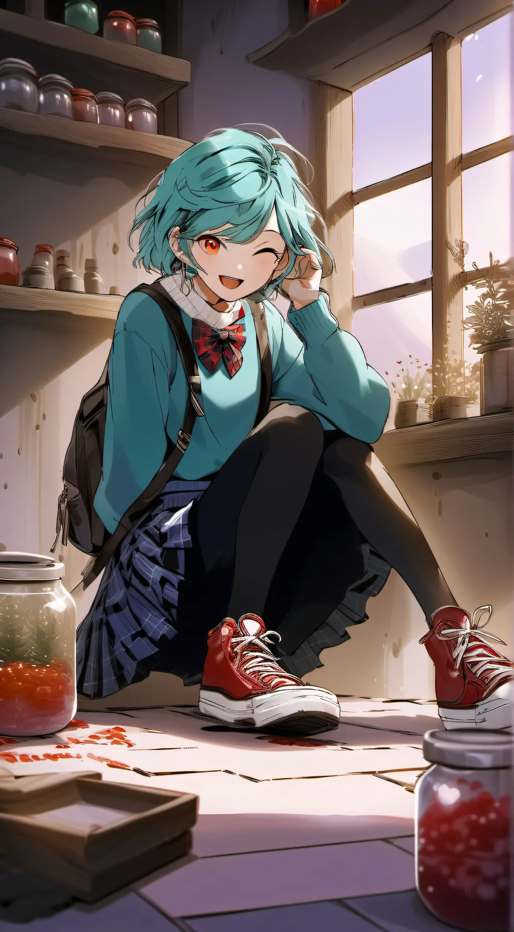 ai character: Lottie background