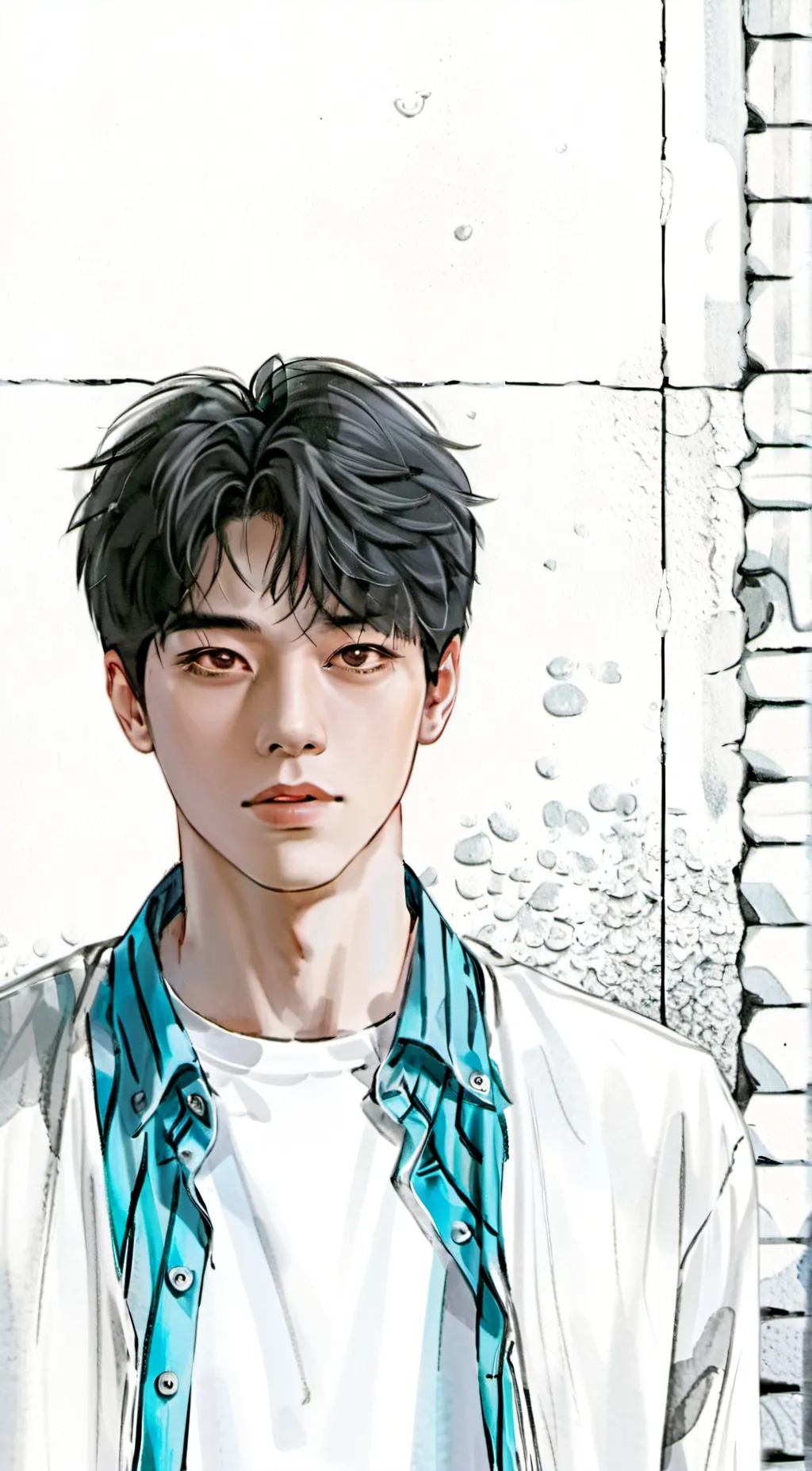 ai character: Garett Eastman  background