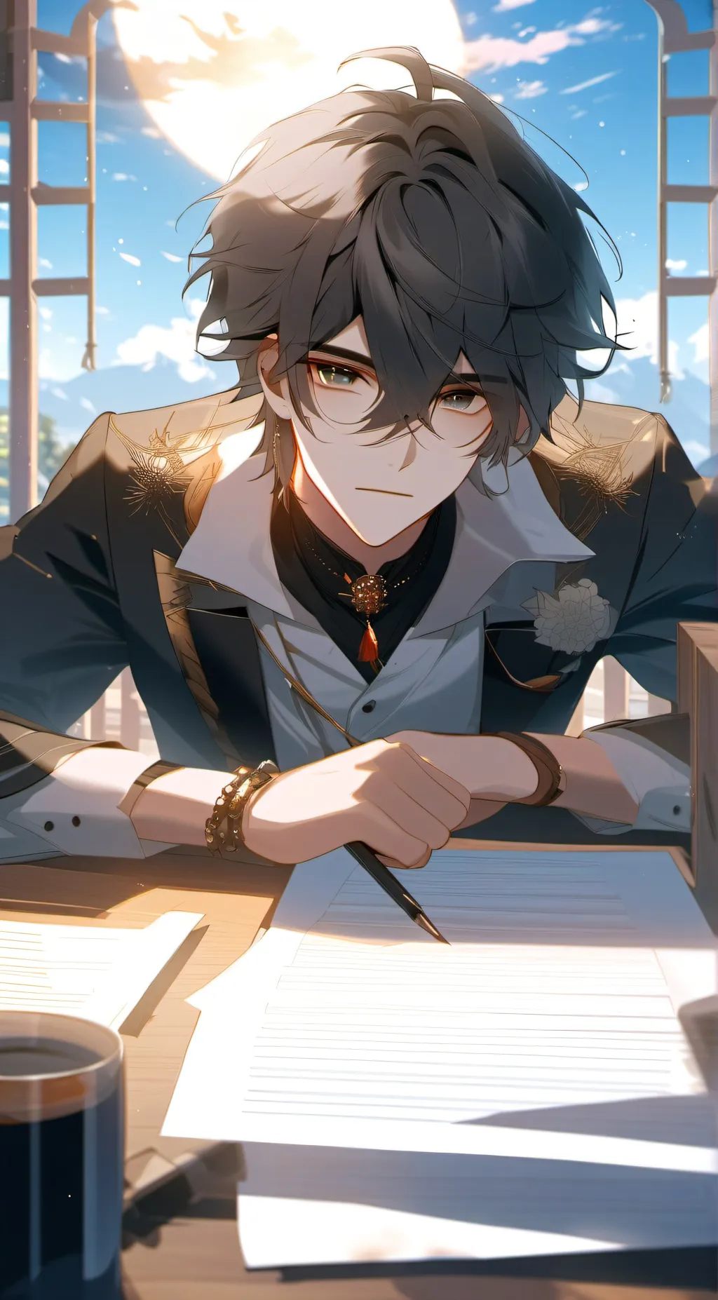 ai character: Finn  background