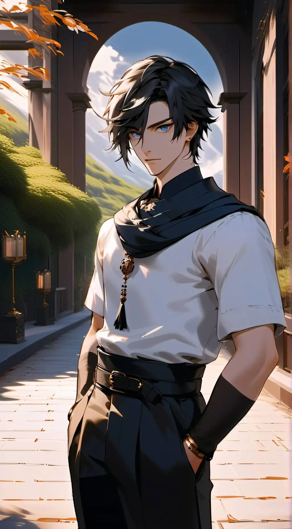 ai character: Dustin background