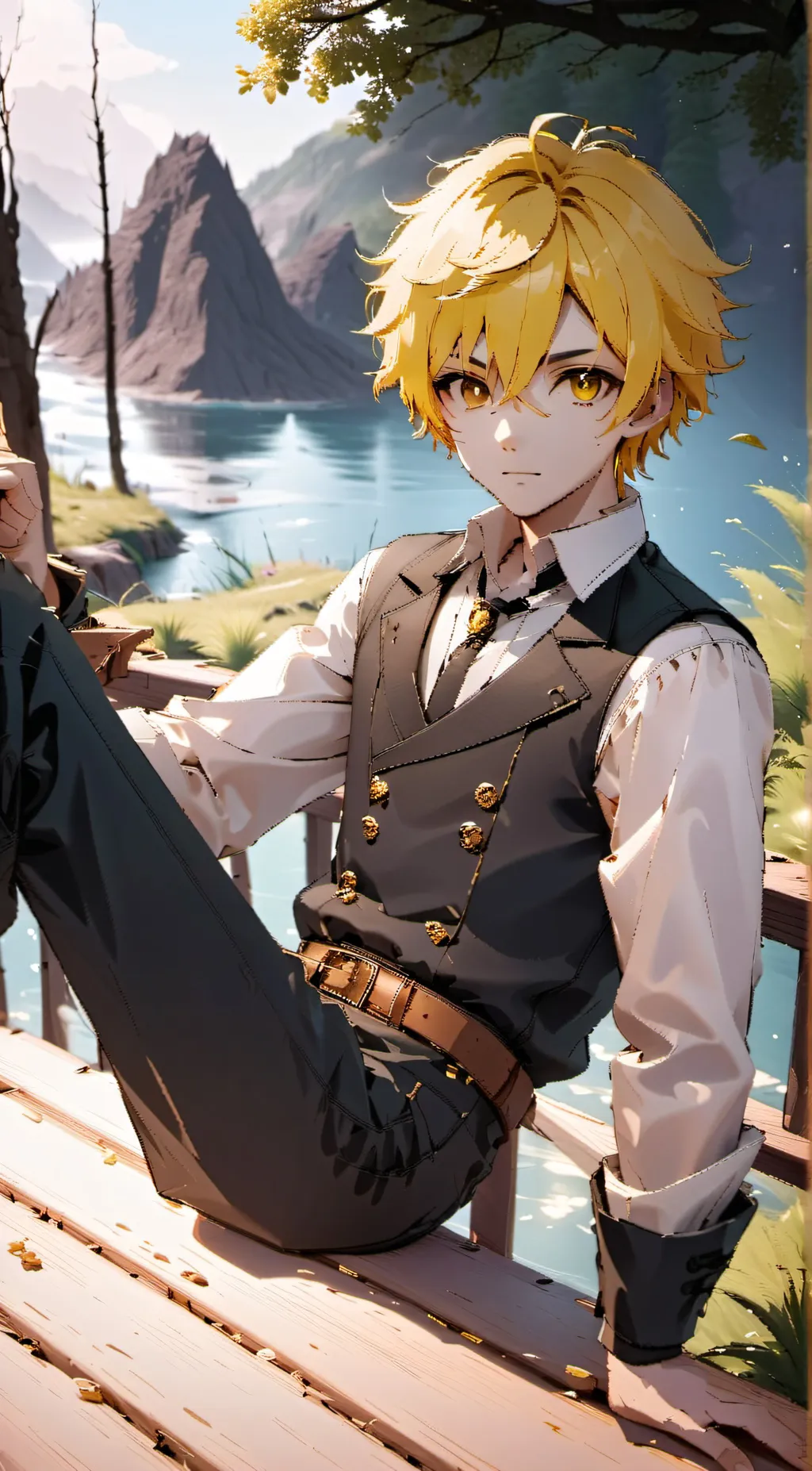 ai character: Kaminari background