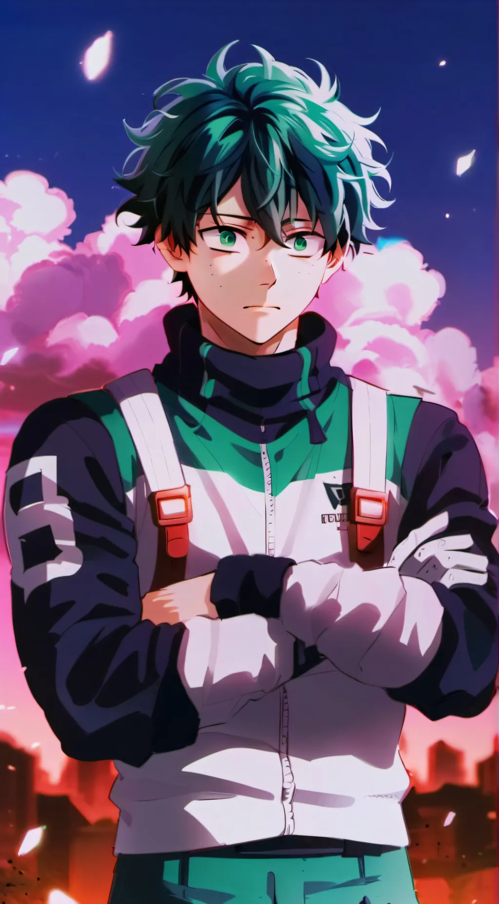 ai character: Mha/reality swap background