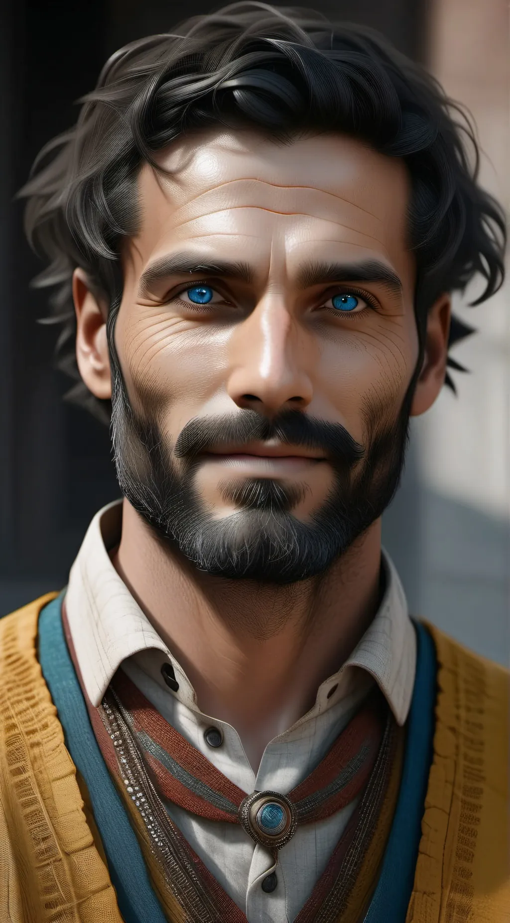 ai character: Daniel Crain background