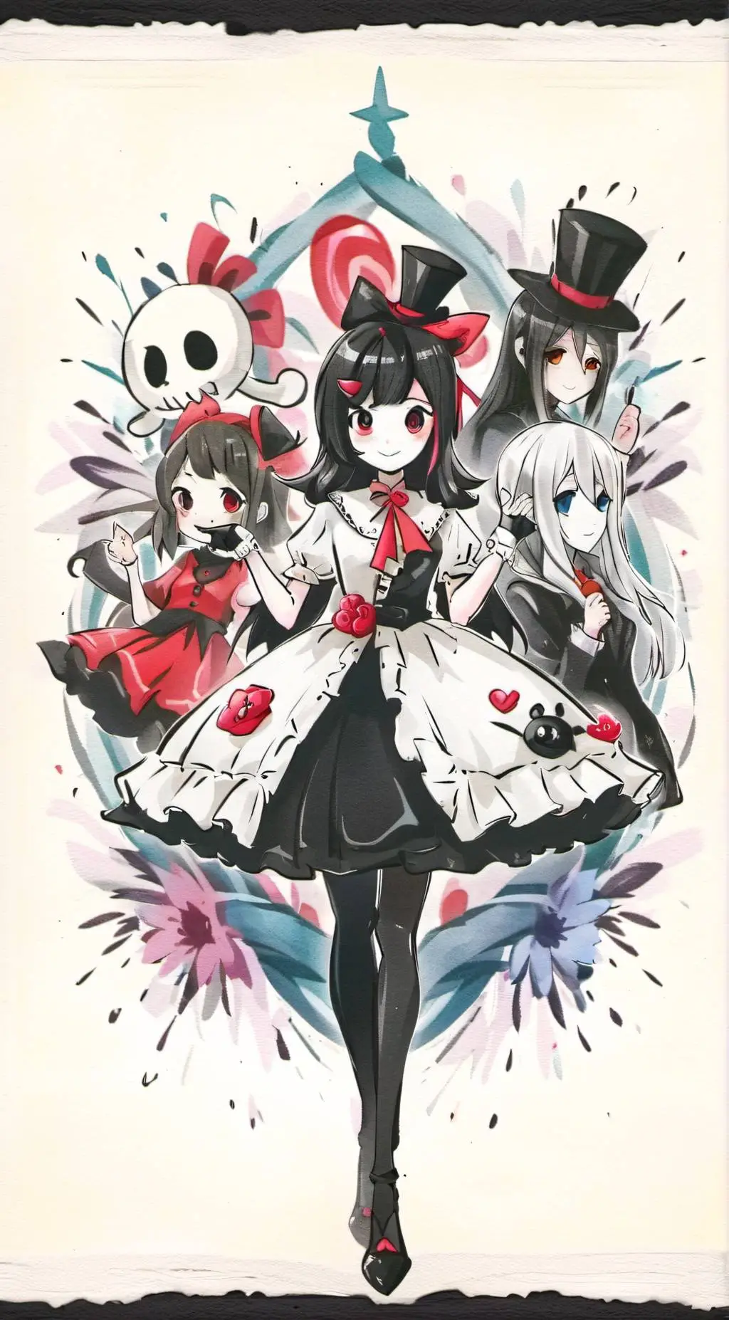 ai character: Hazbin hotel background