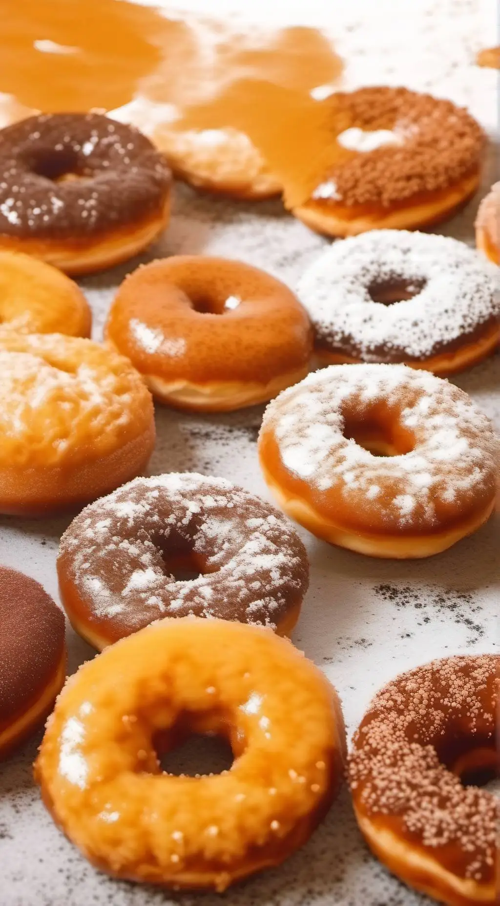 ai character: Donut factory  background