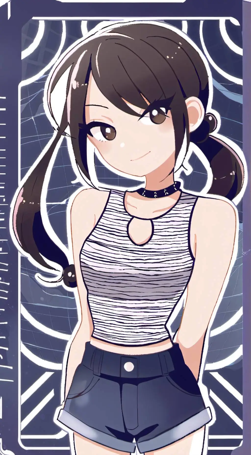 ai character: Sarah Minuette background