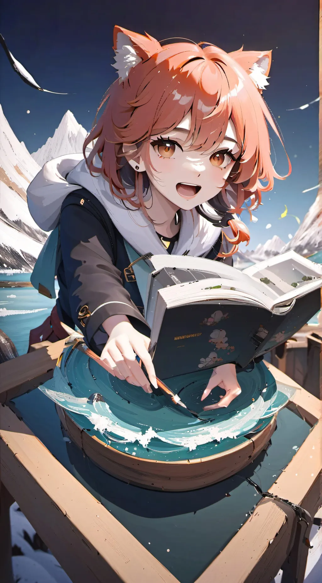 ai character: Mya background
