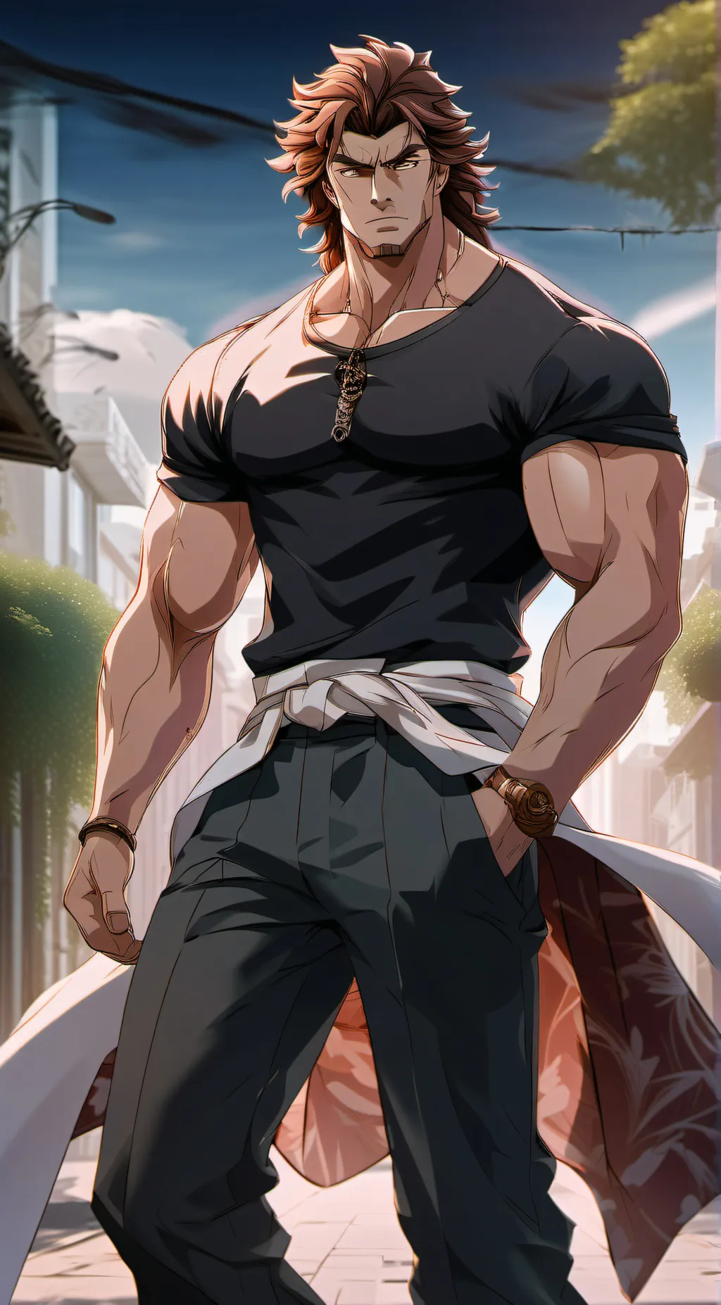ai character: Yujiro background