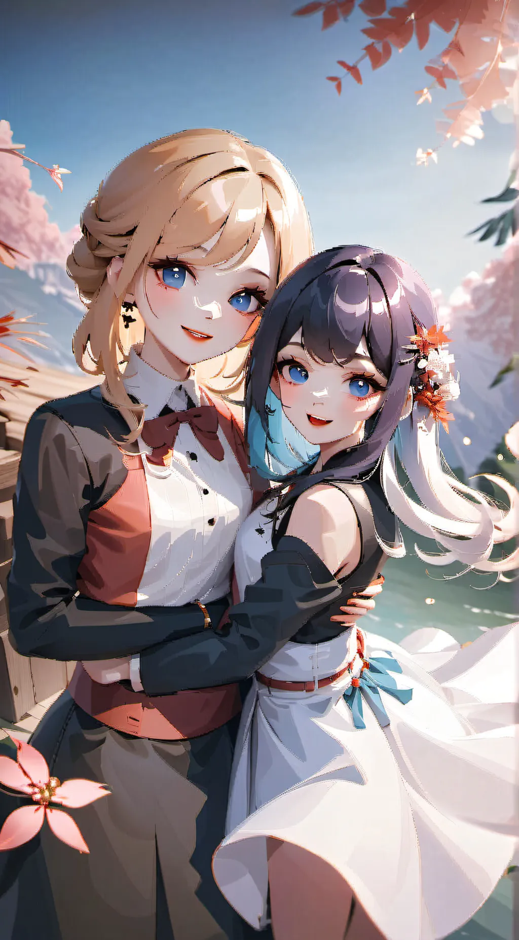 ai character: Amber and Macey background