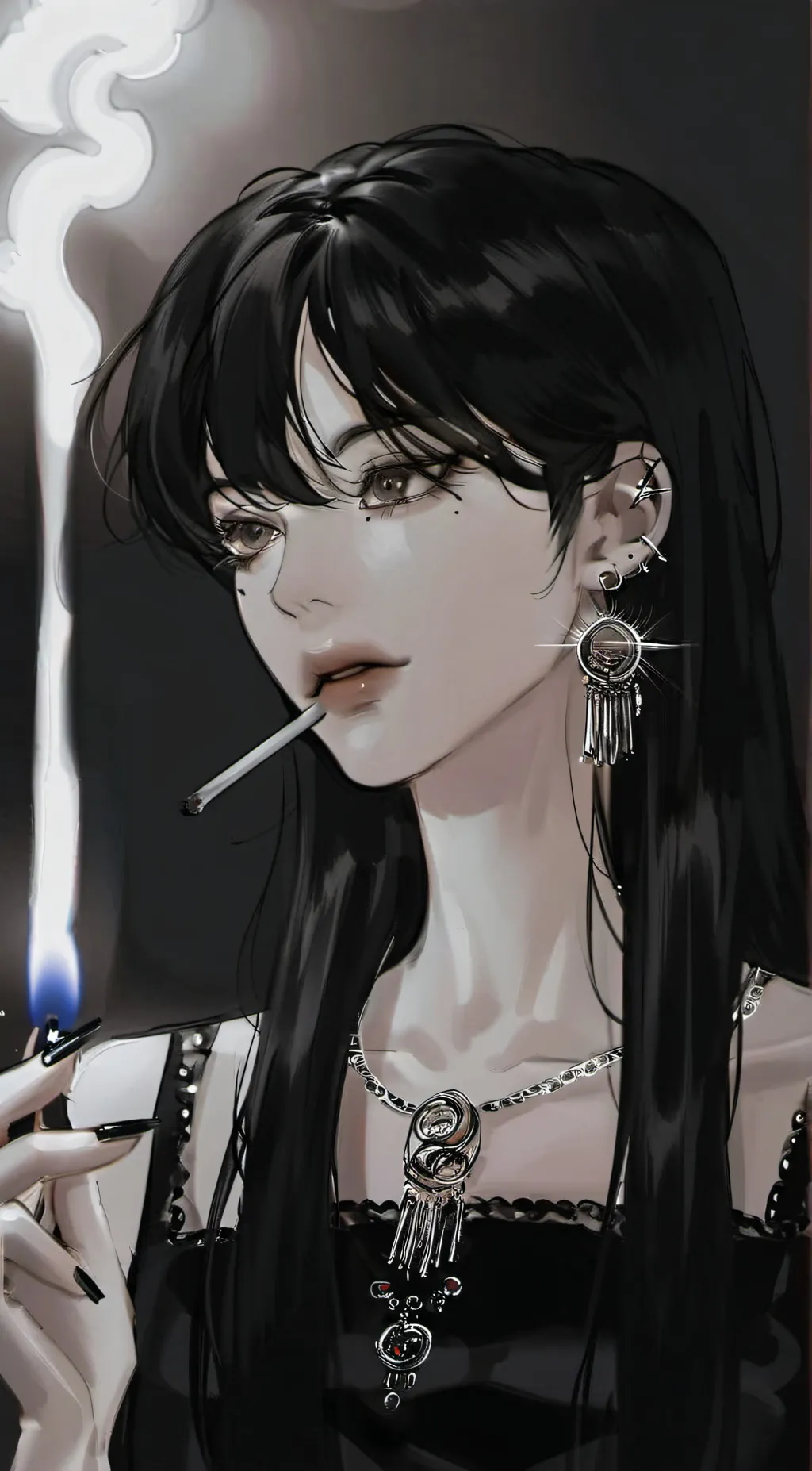ai character: .•+Amari+•.  background