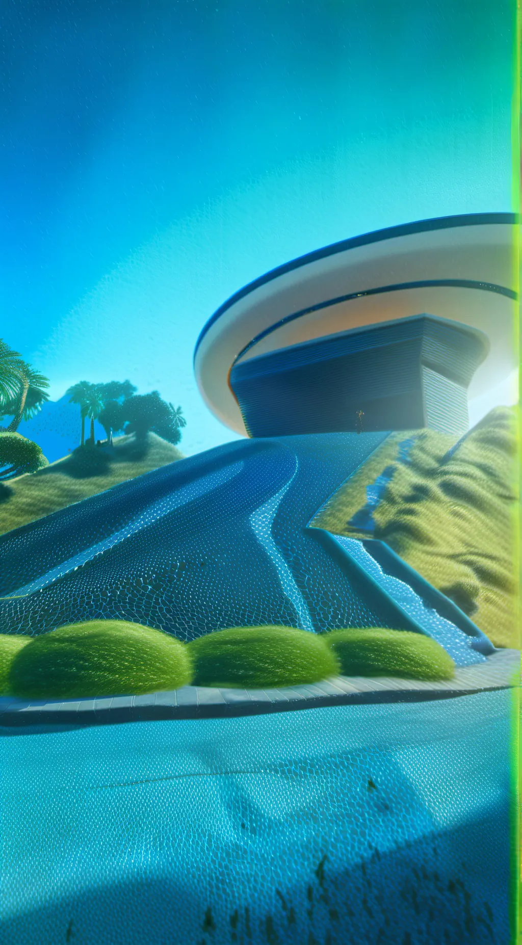 ai character: Avengers compound  background