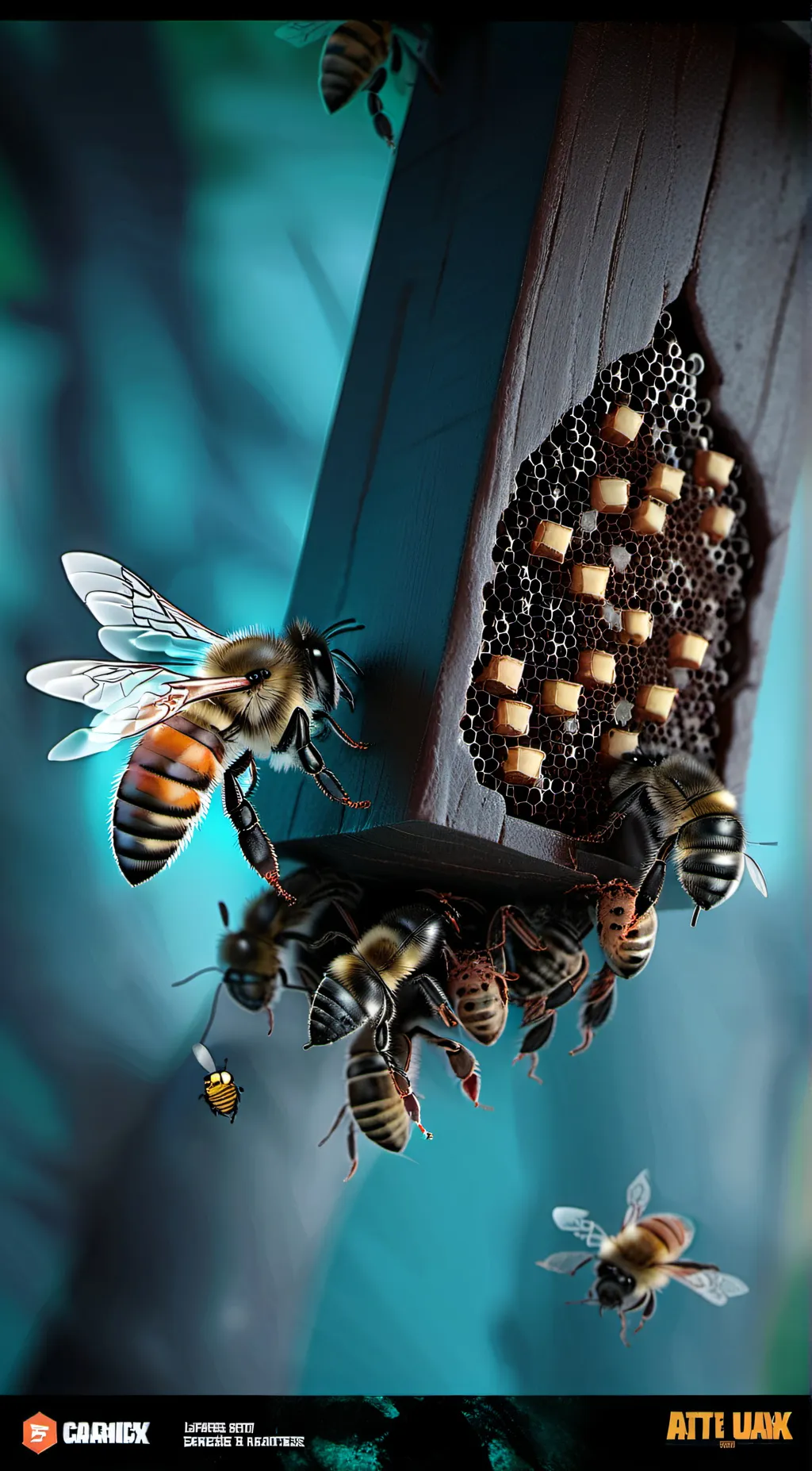 ai character: be a bee background
