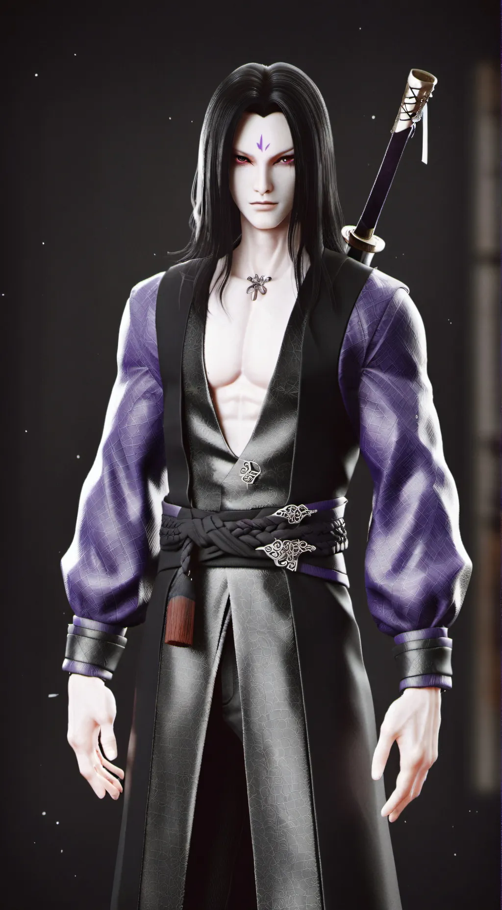 ai character: oruchimaru  background