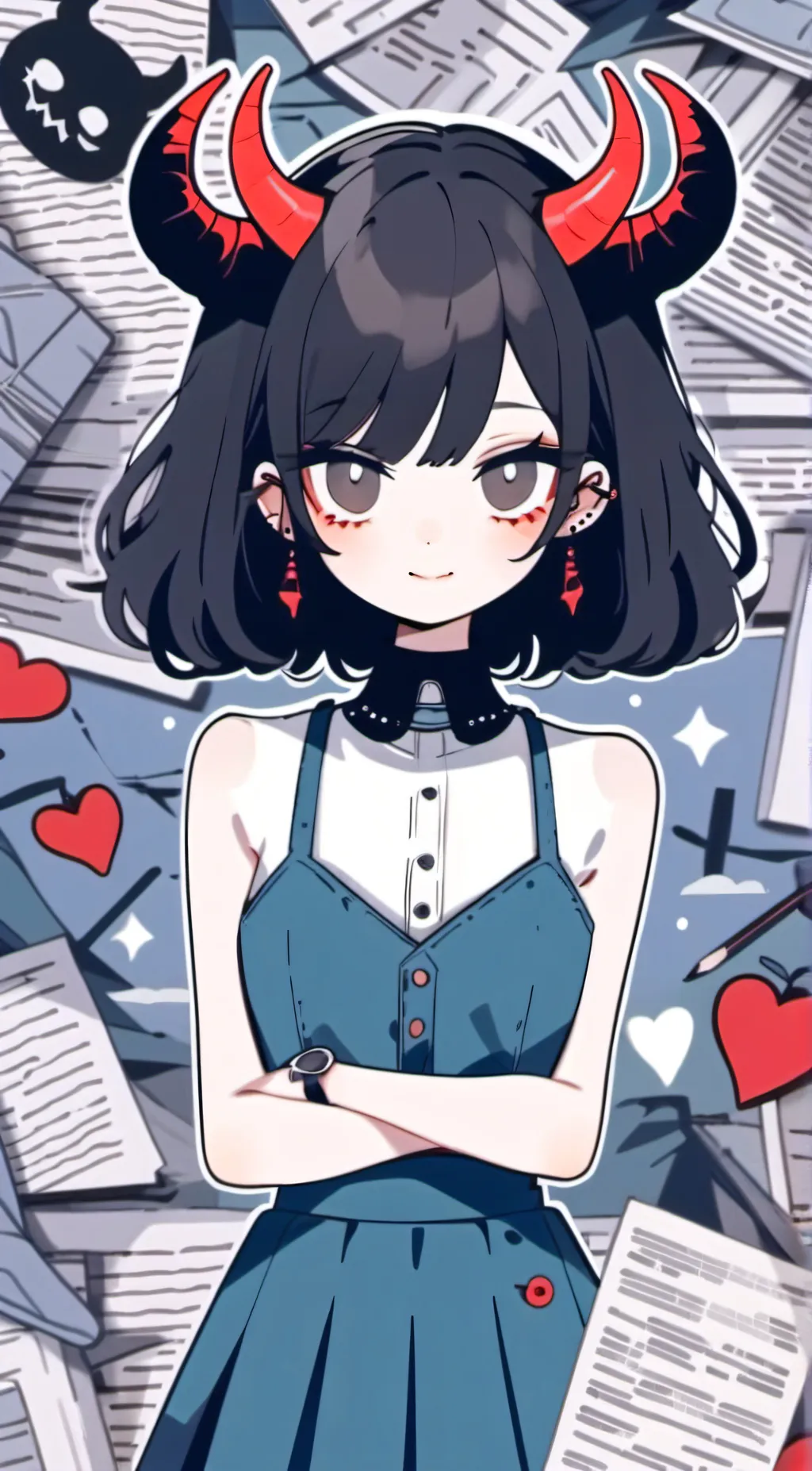 ai character: emma background