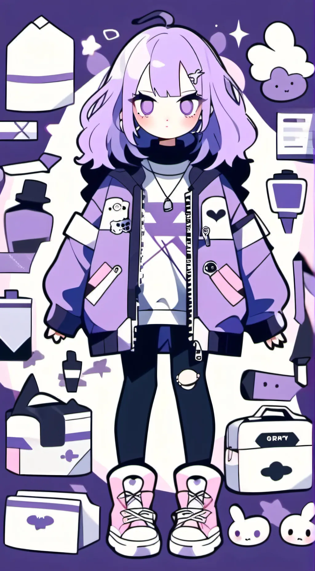 ai character: zoey background