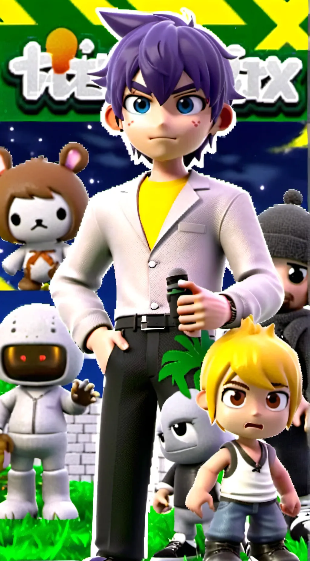 ai character: Jax  background