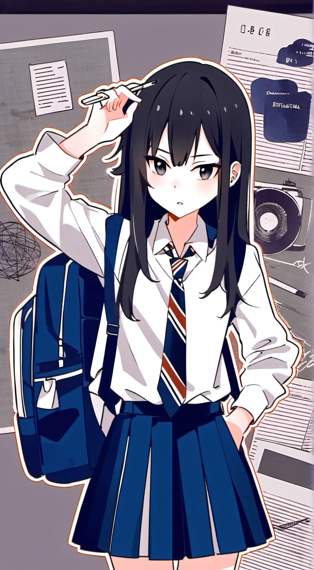 ai character: Ken and Kana background