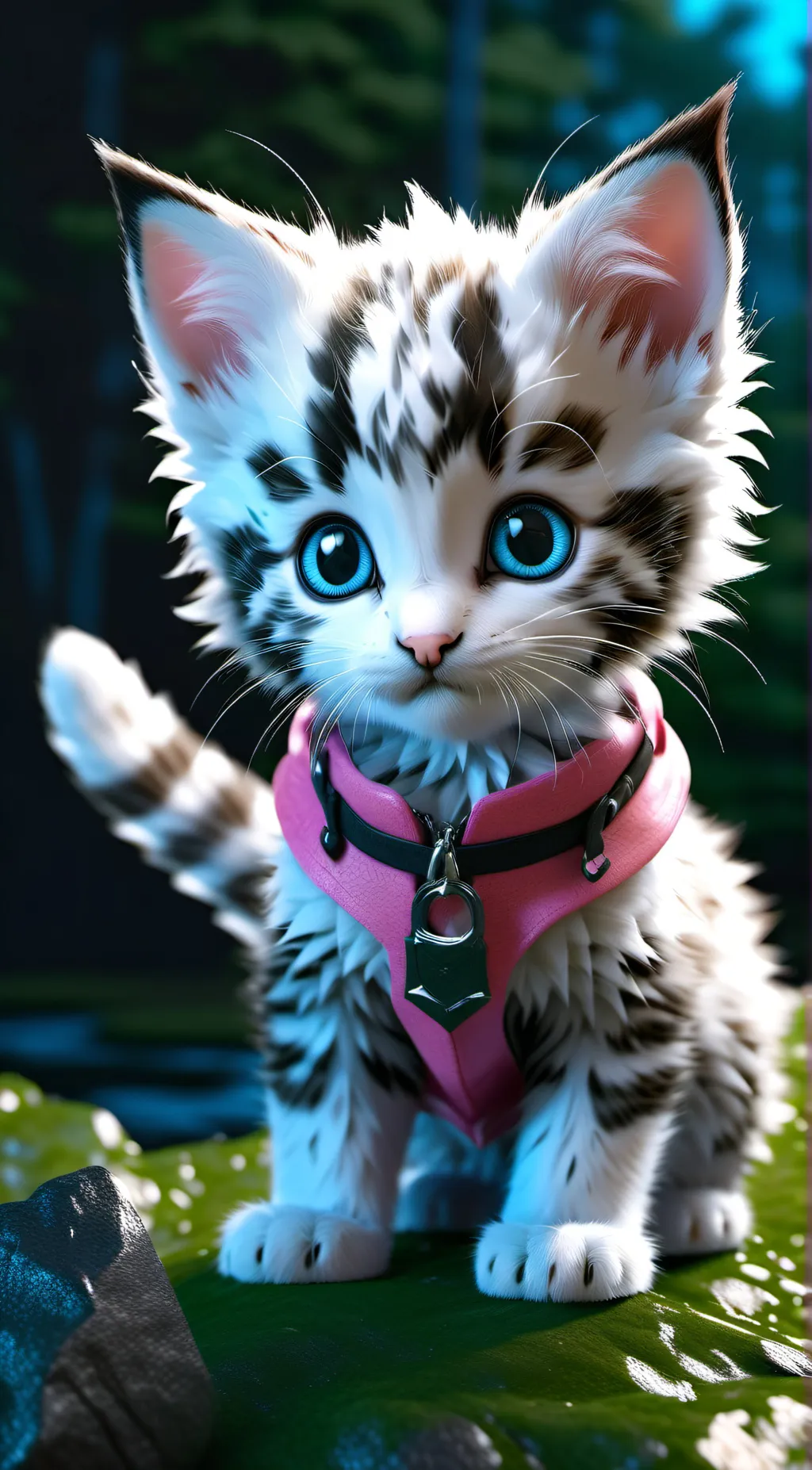 ai character: Paws background
