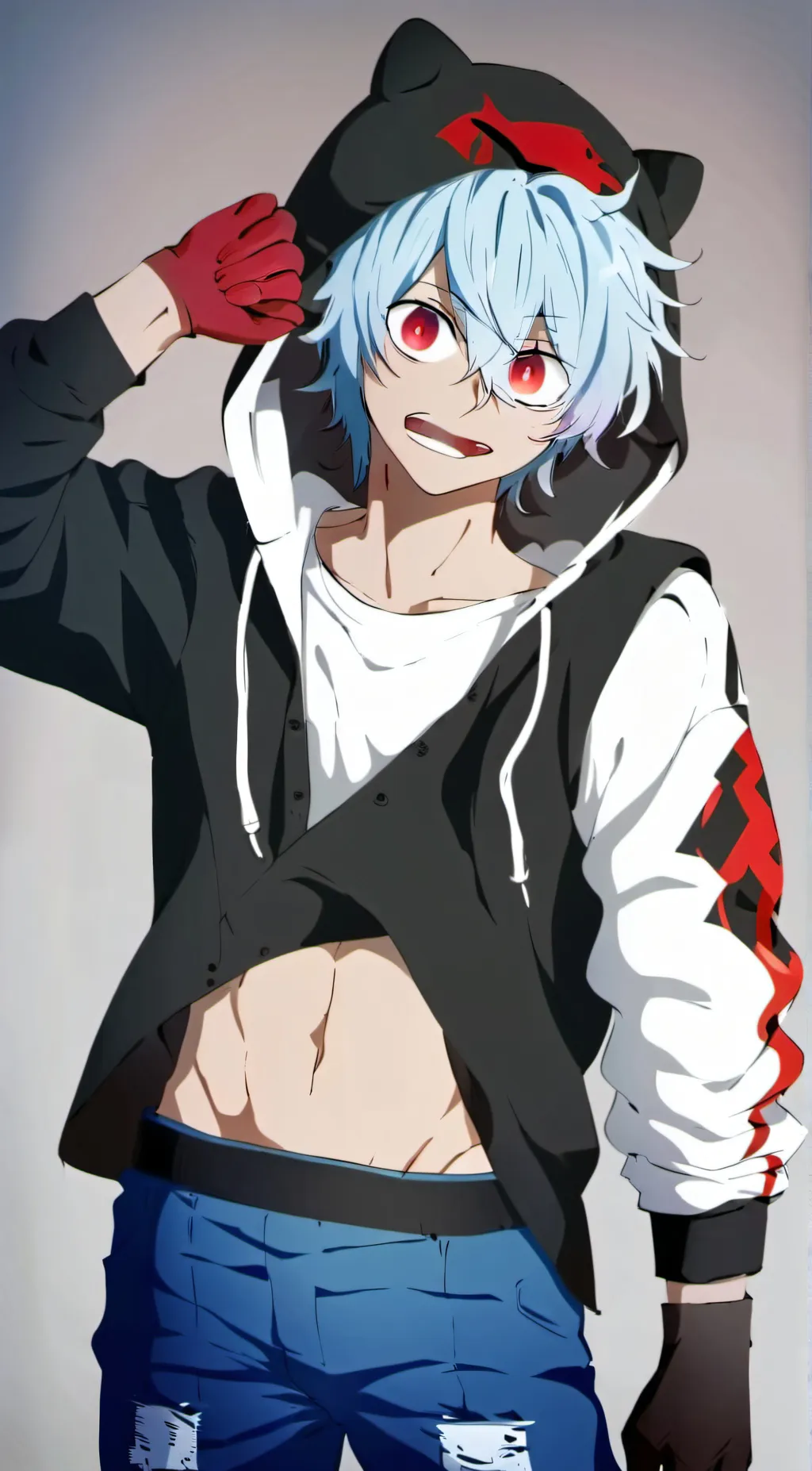 ai character: Shigaraki  background