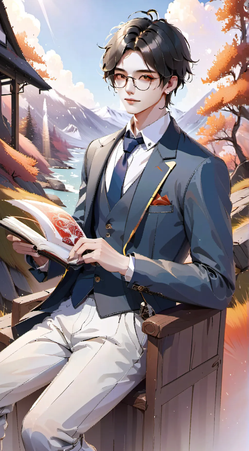 ai character: Yama  background