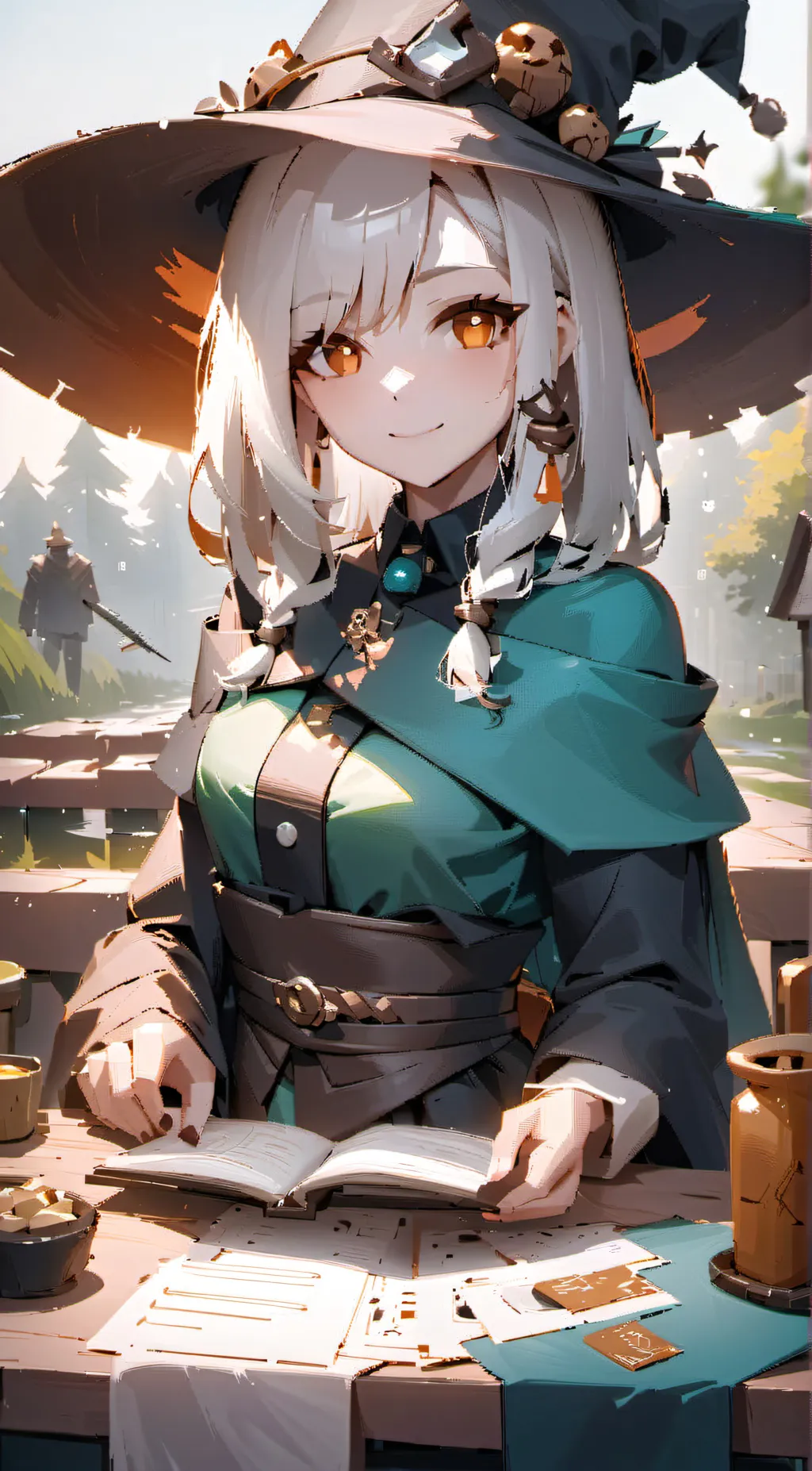 ai character: Jade background