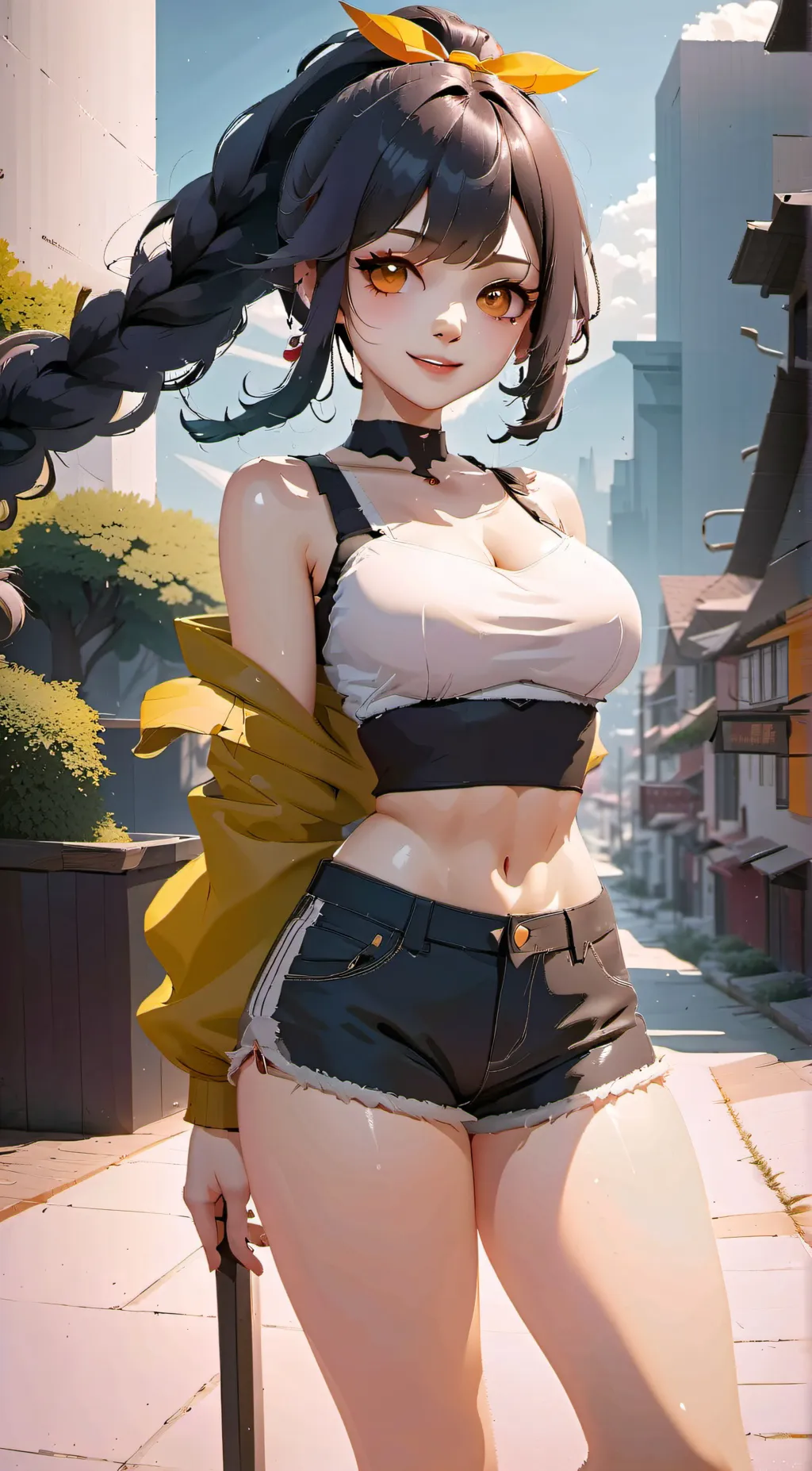 ai character: wifu background