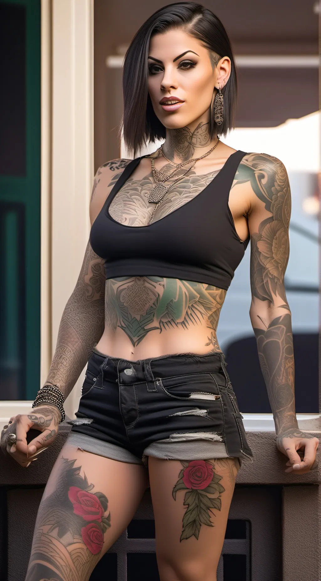 ai character: Bonnie Rotten background