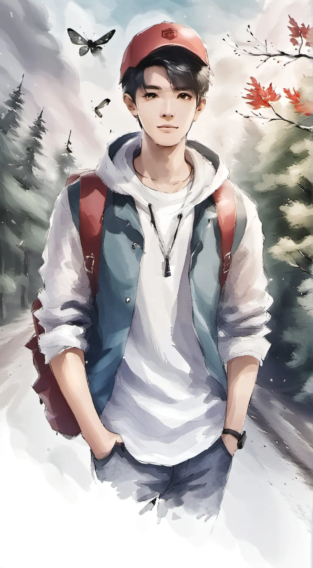 ai character: Tadashi Hamada  background