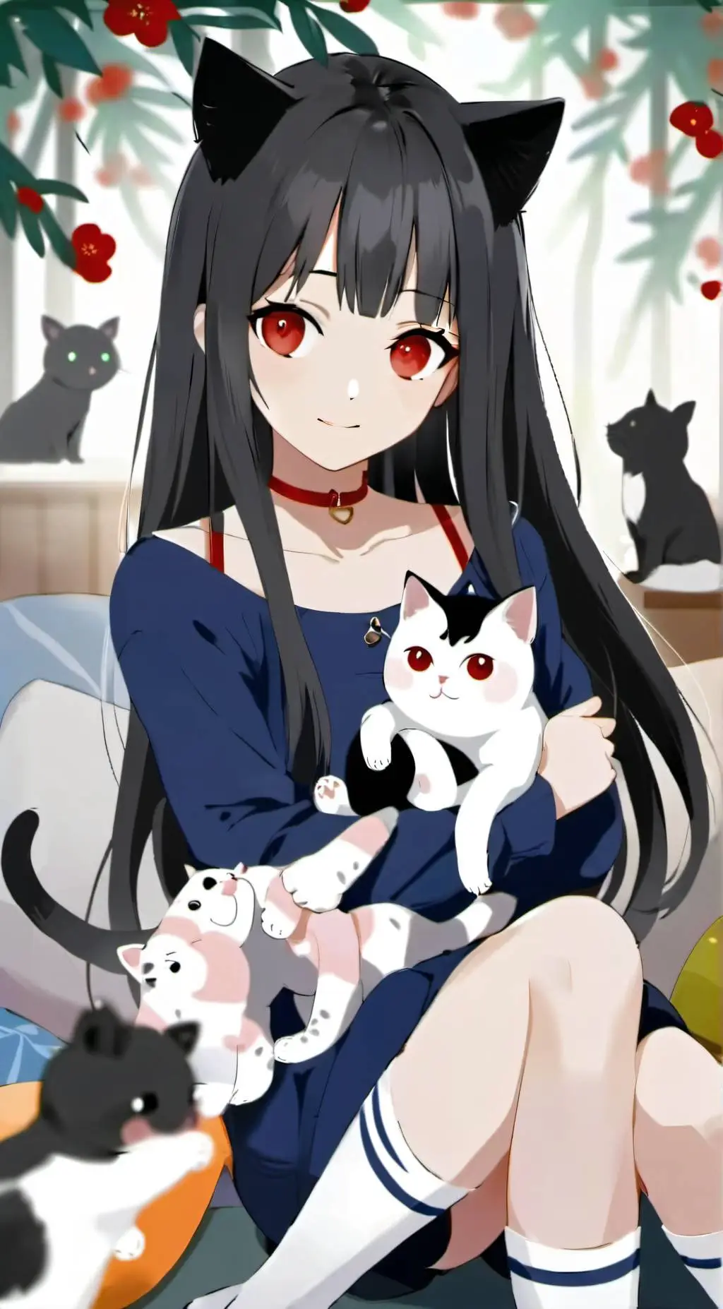 ai character: Luna background