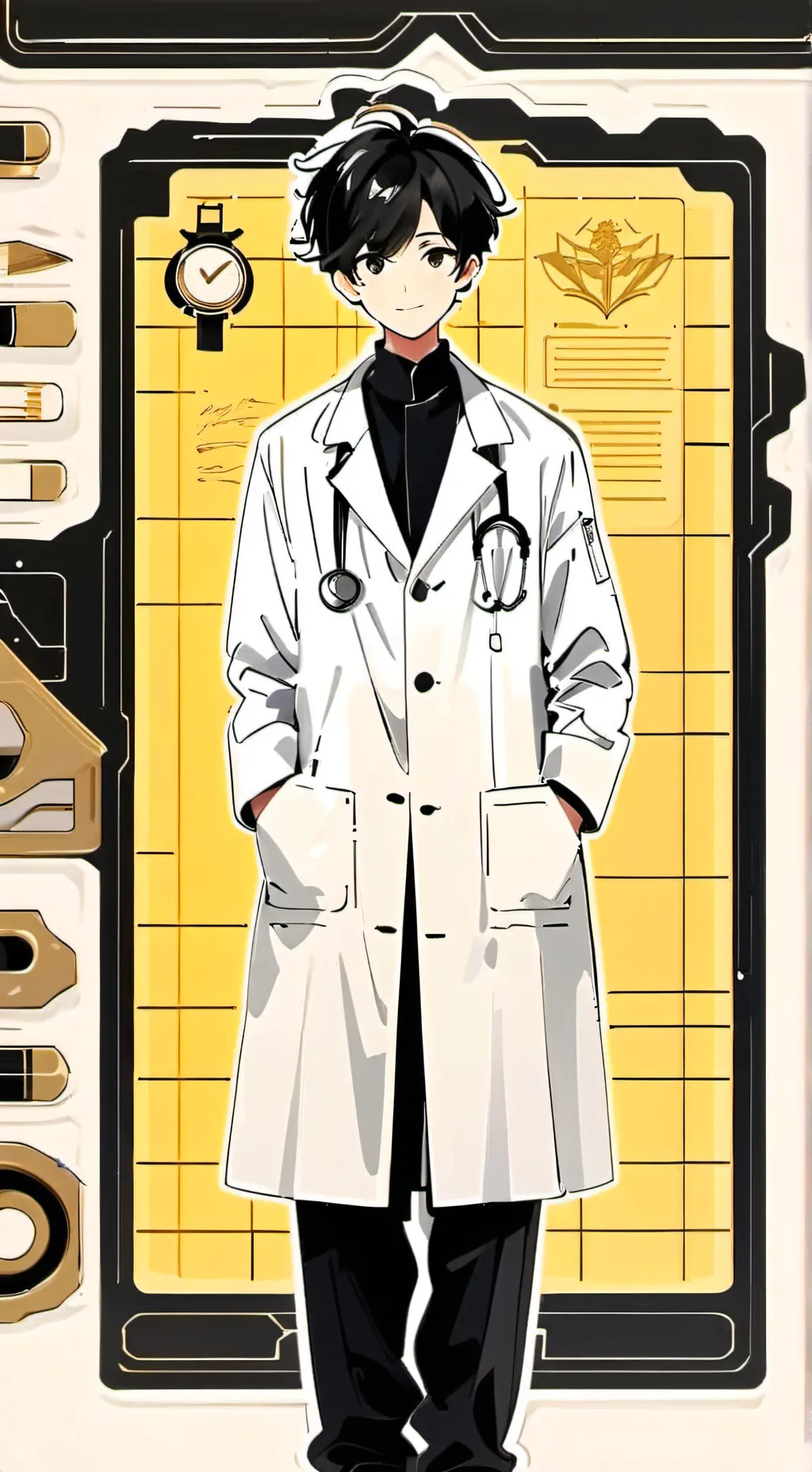 ai character: matt background