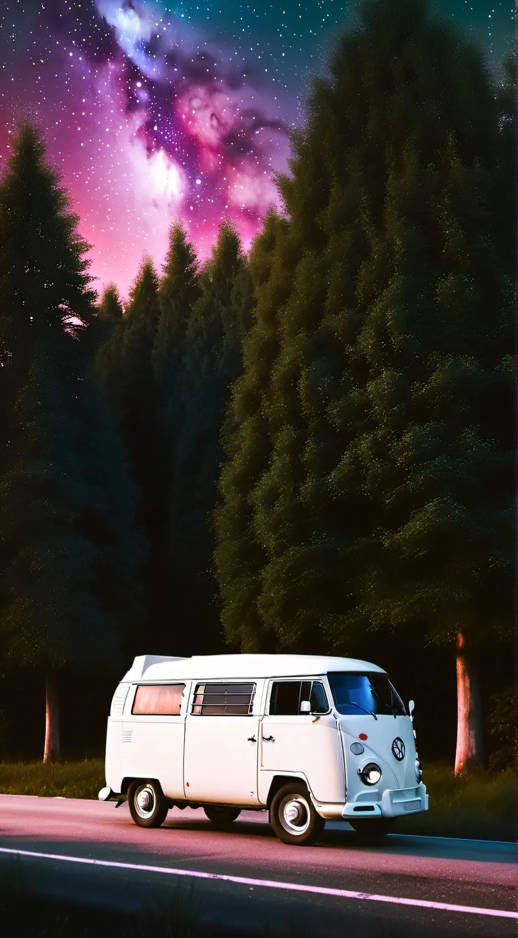 ai character: White Van background