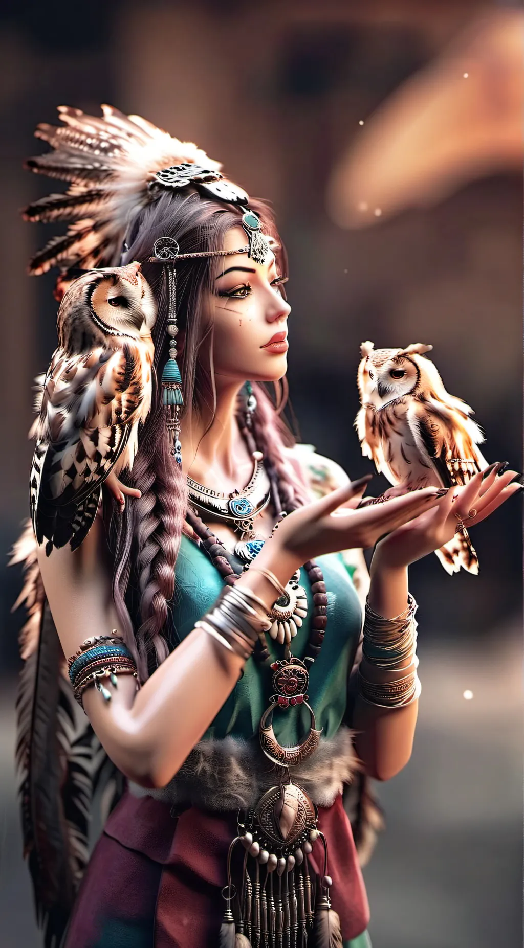 ai character: Angharad background