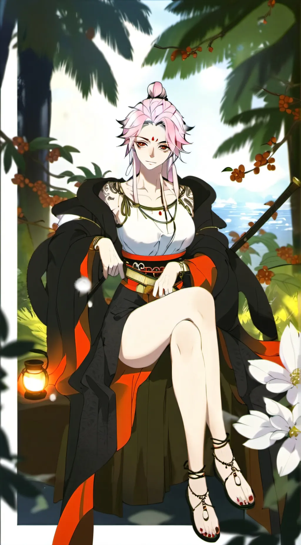 ai character: Female sukuna background