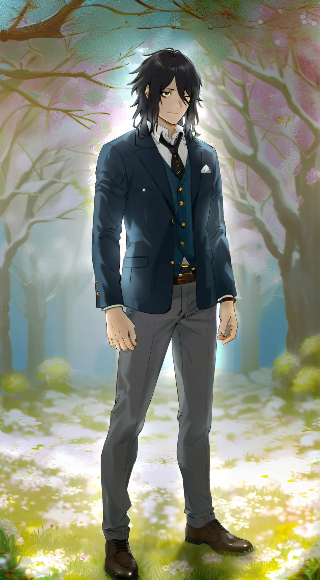 ai character: High-school Aizawa background