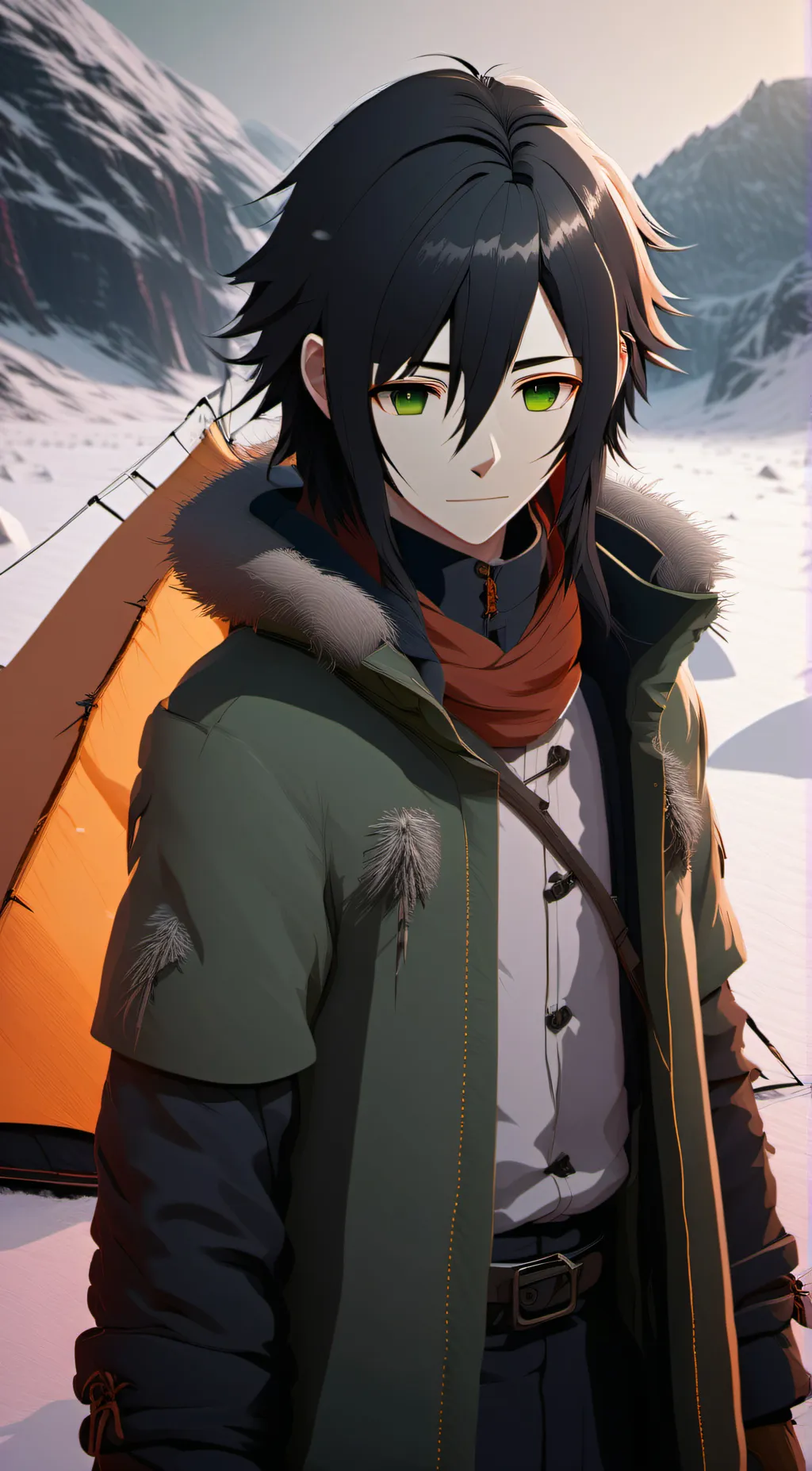 ai character: Austin  background