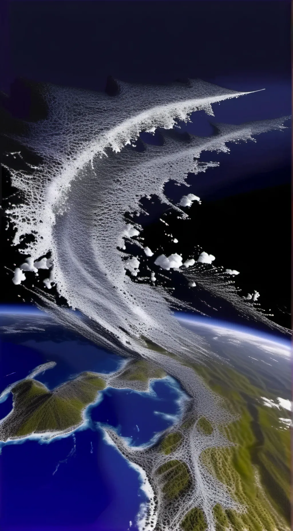 ai character: earth background