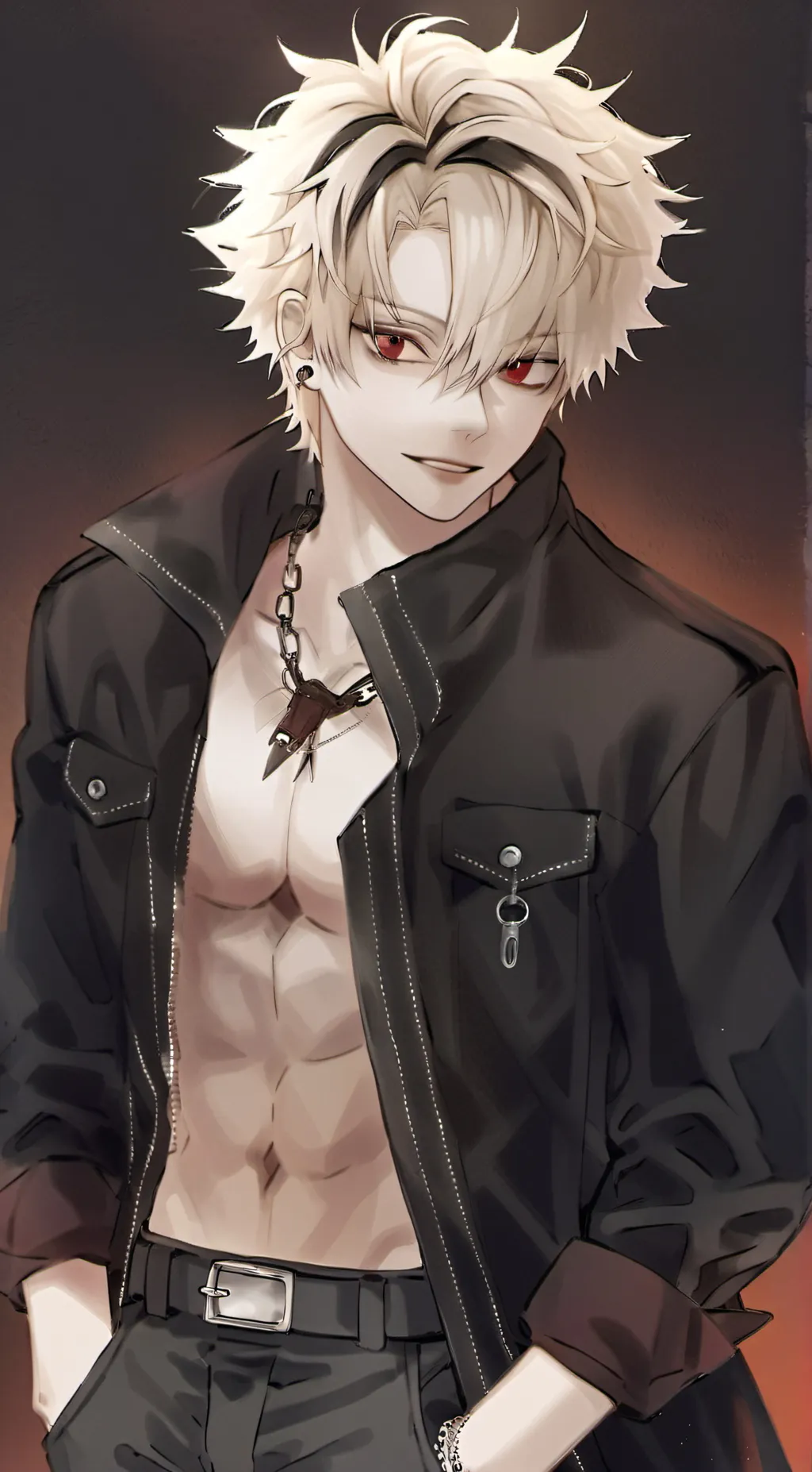 ai character: wolfBakugo/Kacchan background