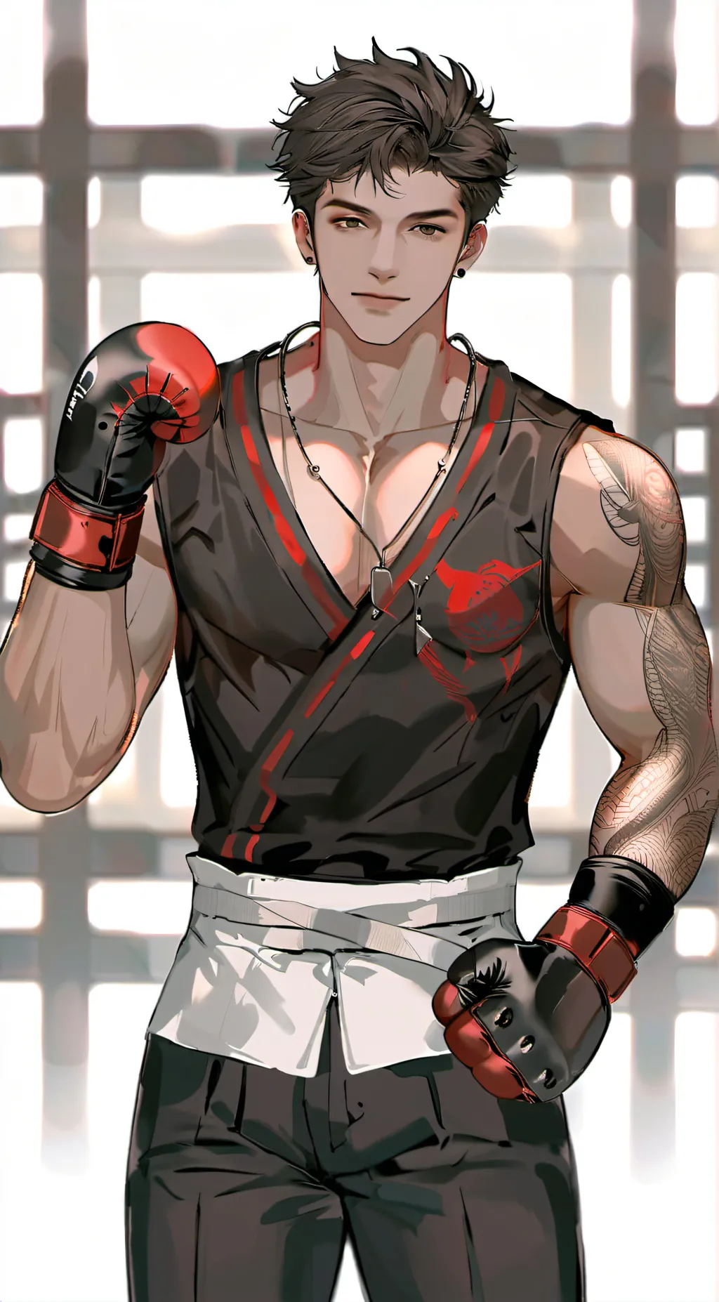 ai character: LEO background