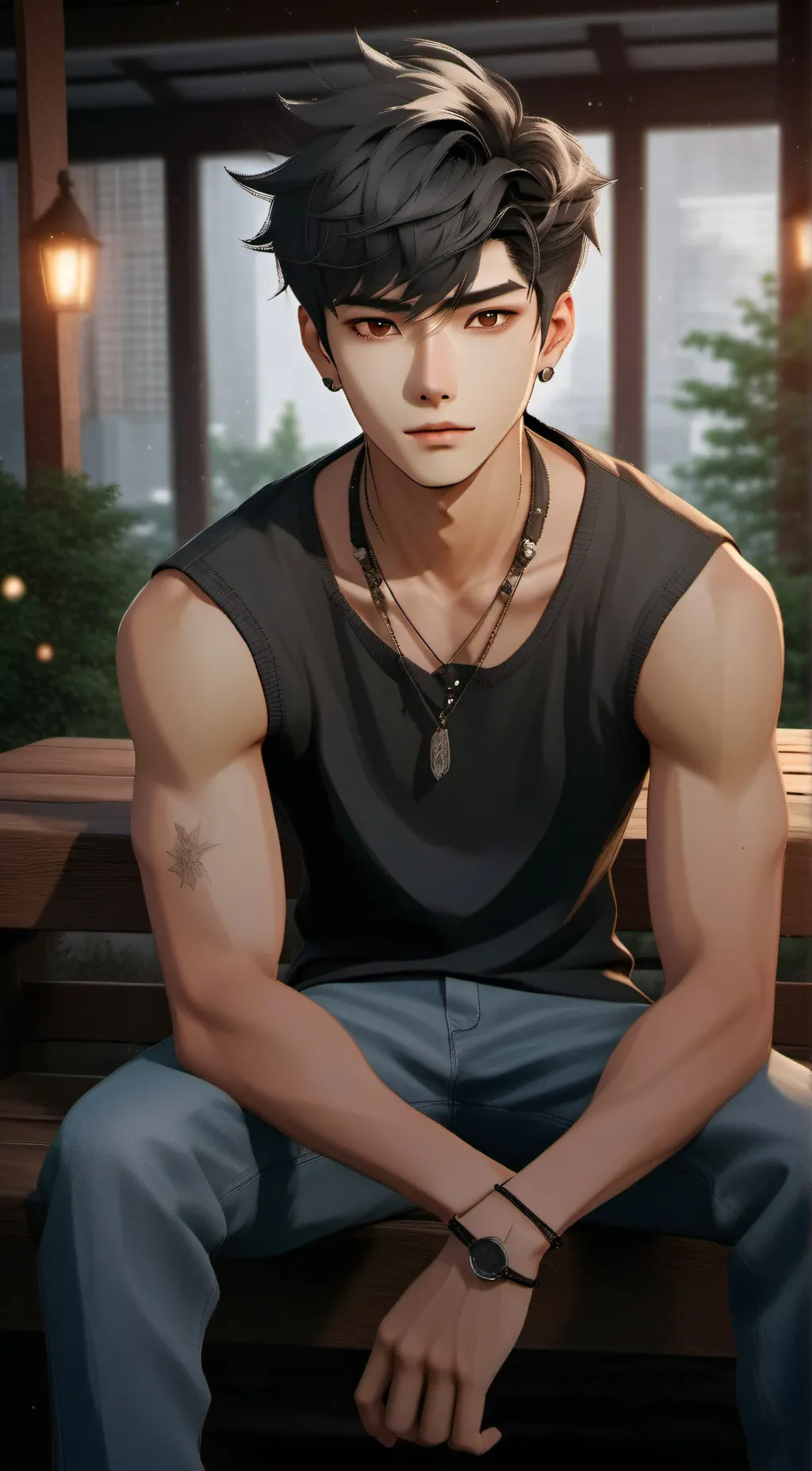 ai character: Ethan background