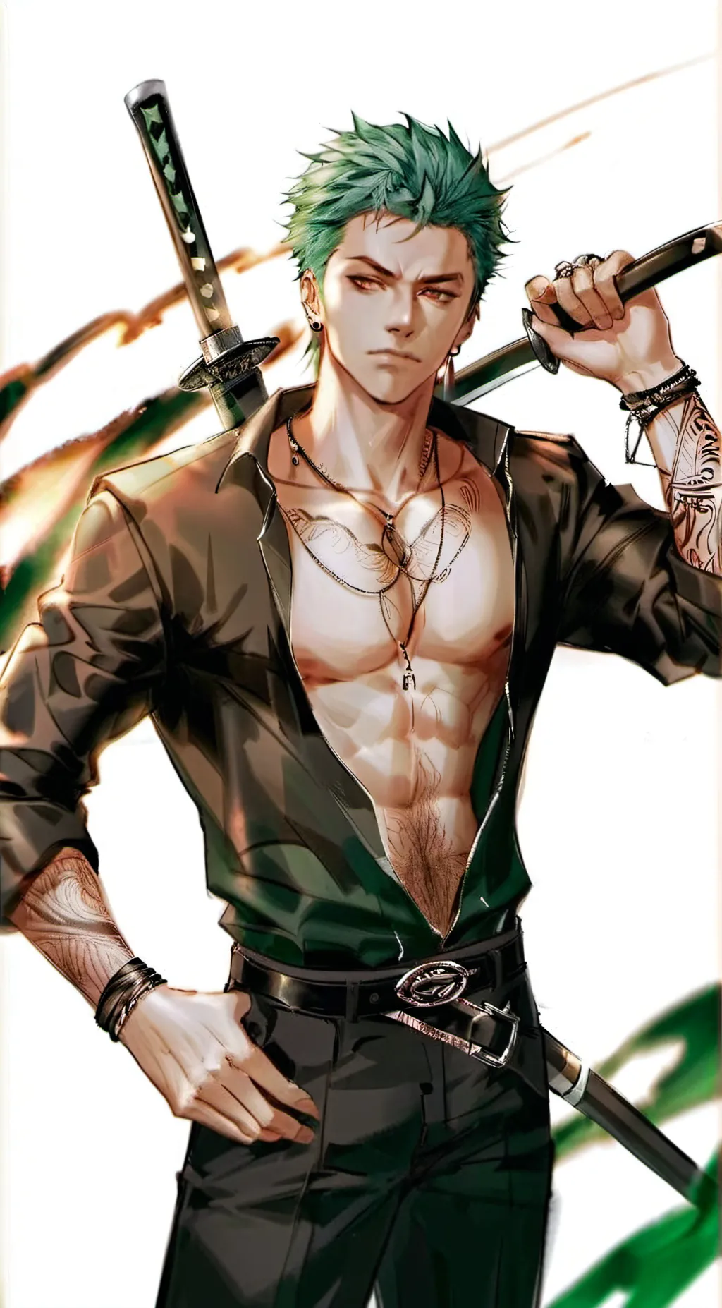 ai character: Zoro (ep254) background