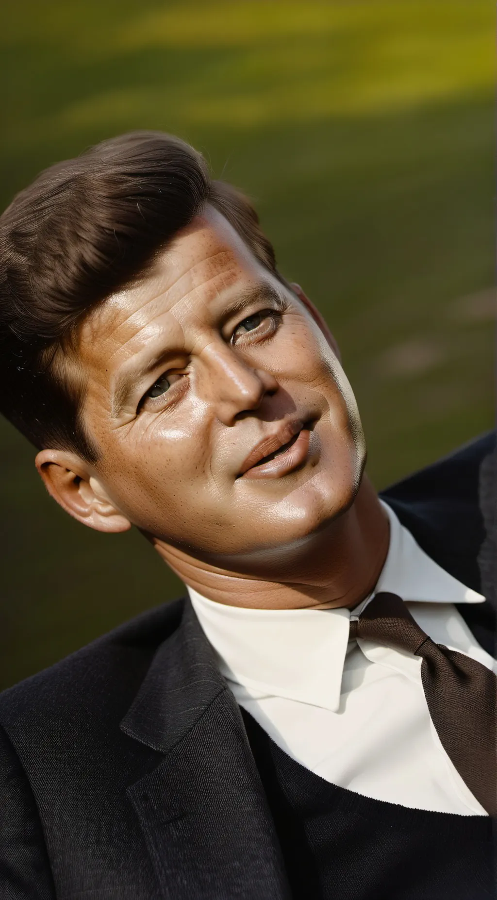 ai character: John F Kennedy background