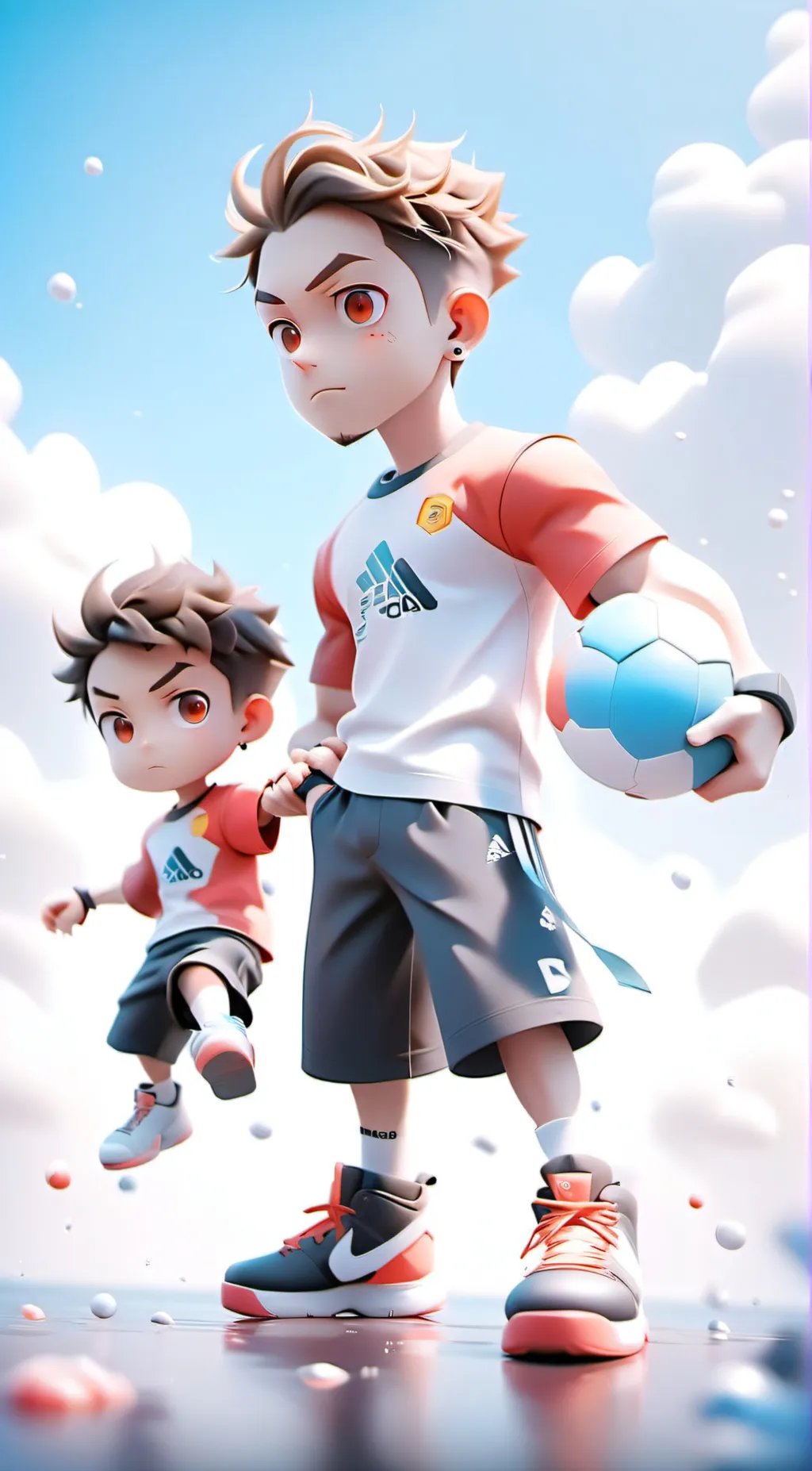 ai character: John and Leo background