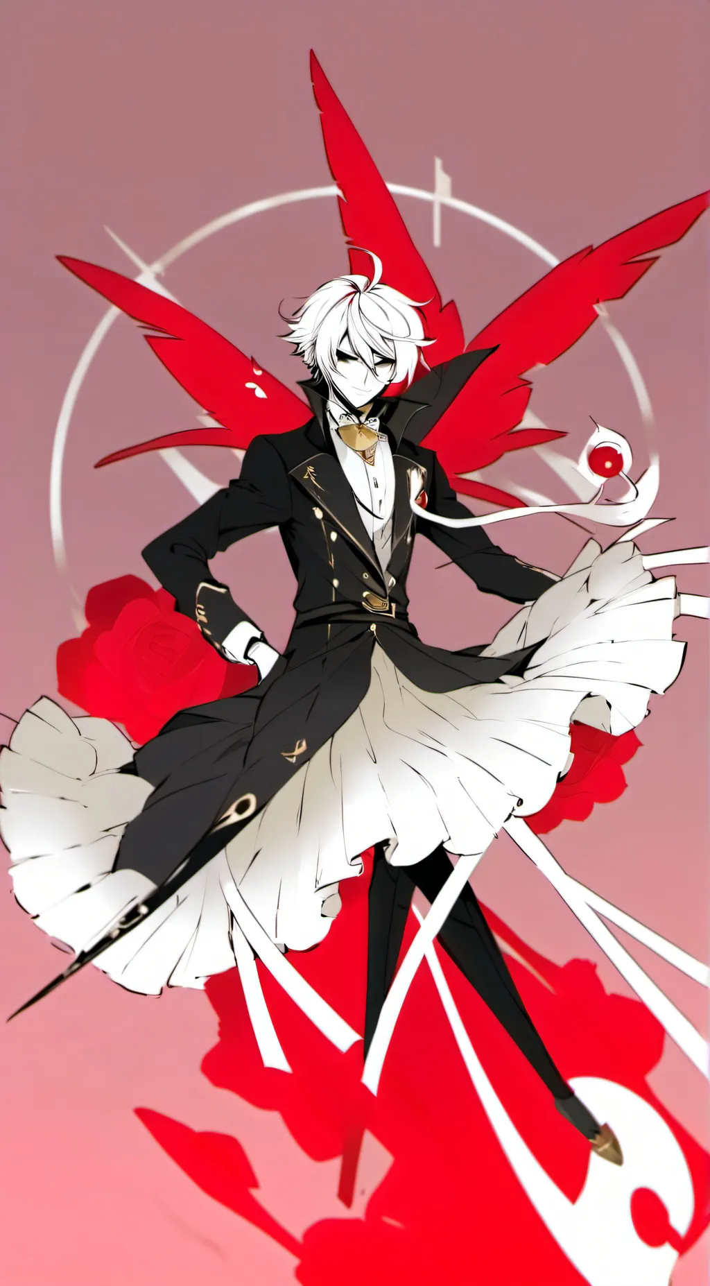 ai character: RadioApple in Heat background