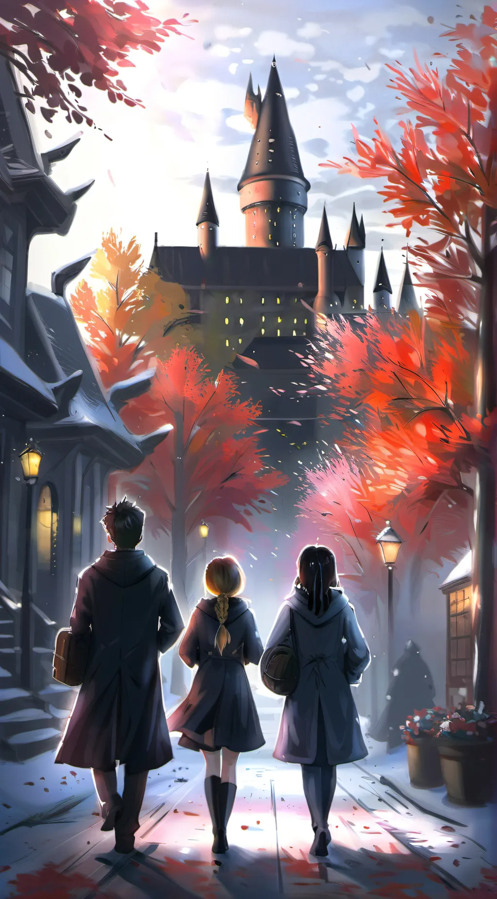 ai character: hogwarts  background