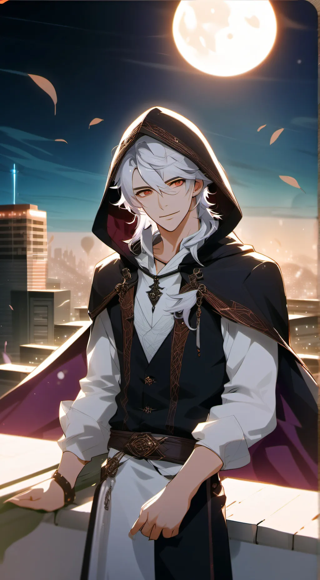 ai character: Dylan/a grimreaper background