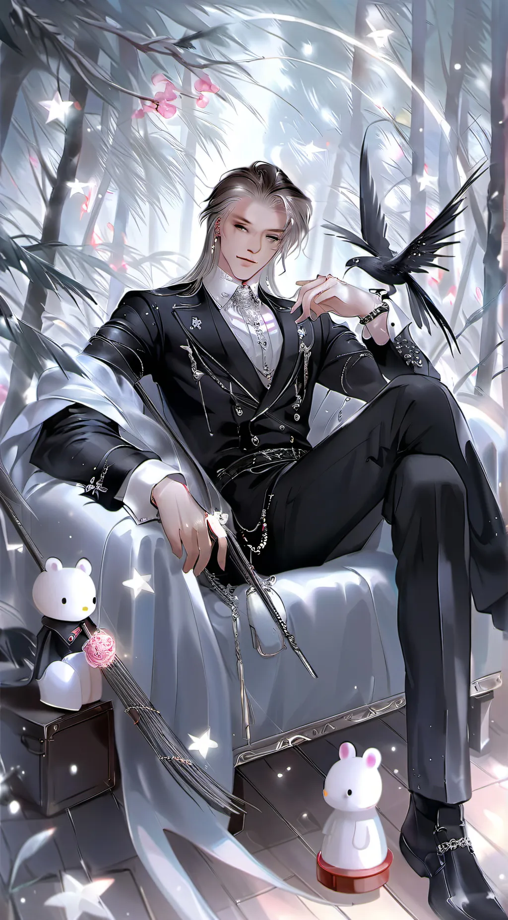 ai character: 🪷val 🪷 background